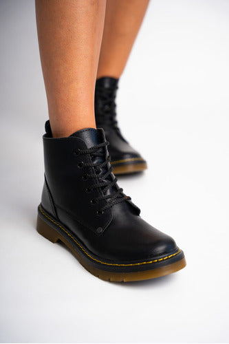 Camila Botas Borcegos Mujer Estilo Dr Martens Cordones 73 4