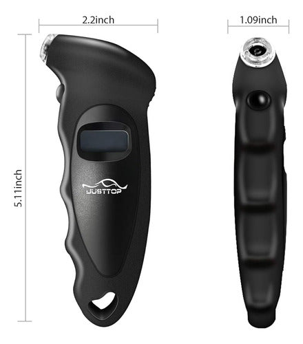 Manómetro Digital De Neumáticos Justtop, Ajuste De 150 Psi 4 3