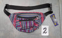 Handwoven Andean Artisan Fanny Pack Shoulder Bag in National Colors 1