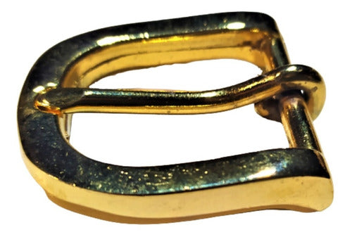 Fasolo Golden Metal Buckle for Belt 2.6 cm x 2.9 cm P/unit 1