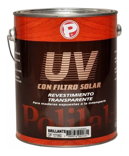 Polilak Uv Brillante O Satinado X1 +lija Pintu Don Luis Mdp 1