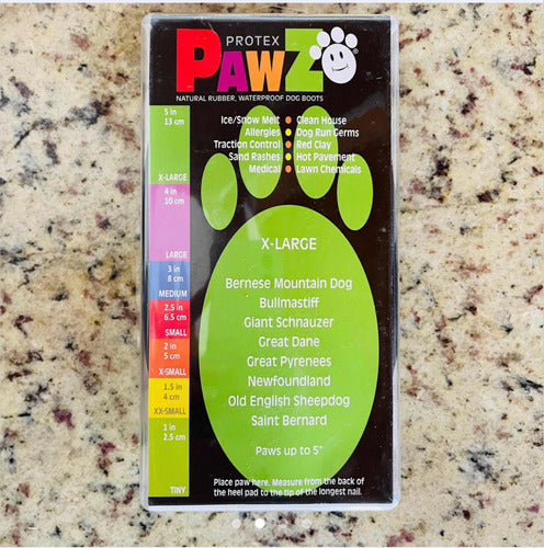 Par De Botas Pawz Antideslizantes Perro 1