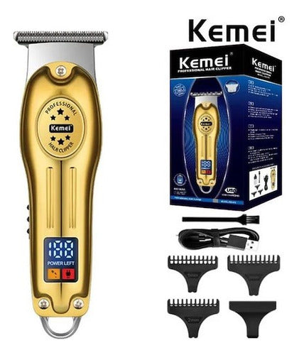 Kemei Trimmer Patillera T KM-678 Barberia Pro 1