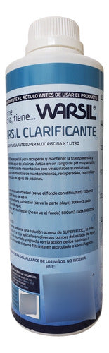 Clarificador Floculante Super Floc Para Piscinas X 1 Lt 2