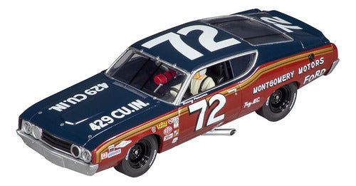 Carrera 31058 Ford Torino Talladega No.72 Escala 1:32 Ranura 0