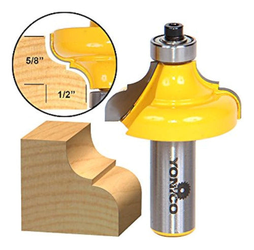 Yonico 13186 Classic Conopial Edge and Router Bit 1