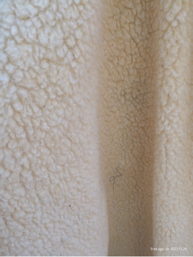Natural Stiff Sheepskin Fabric 3