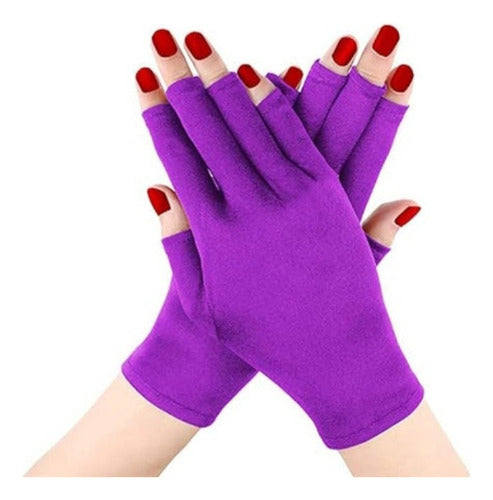 Guantes Con Protección Led/uv Para Máquinas Secado De Uñas 0