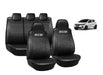 SSP Eco Leather Seat Covers Set for Fiat Mobi - Black 0