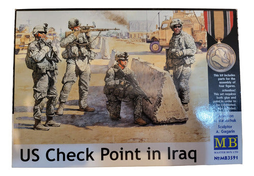 Master Box 1/35 Us Check Point In Iraq 0