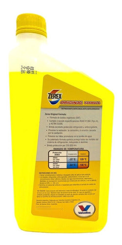 Valvoline Zerex Yellow Antifreeze Coolant Liquid 2