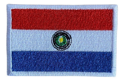 Patchandflag Parche Bordado Bandera Paraguay - Para Mochila - Campera 0