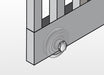 Ducasse Steel Wheel for Sliding Gate 50 mm with Gramabi Bearing 5