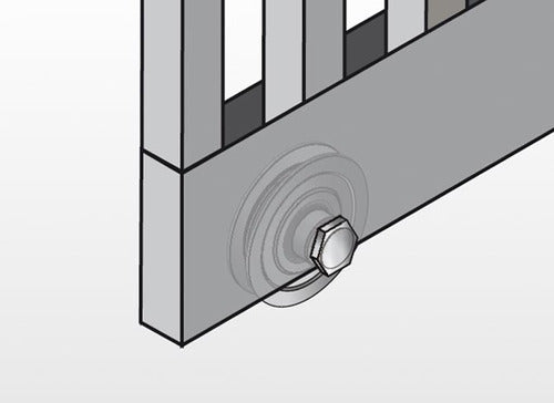 Ducasse Steel Wheel for Sliding Gate 50 mm with Gramabi Bearing 5