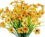 Realistic Artificial Flowers Home Garden Decoration - Yellow 0