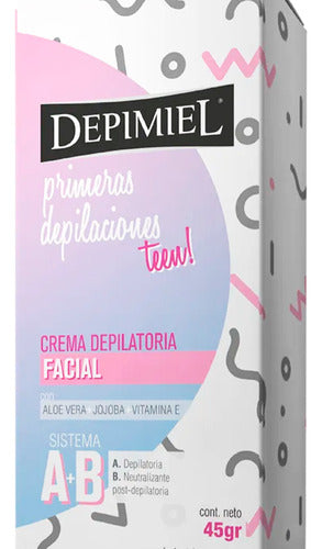 Depimiel Teen Crema Facial Depilatoria Aloe Vera 45gr 2