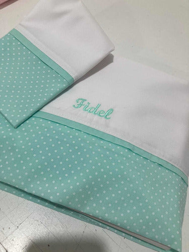 Pack 2 Personalized Baby Sheet Sets + Free Pillow 7