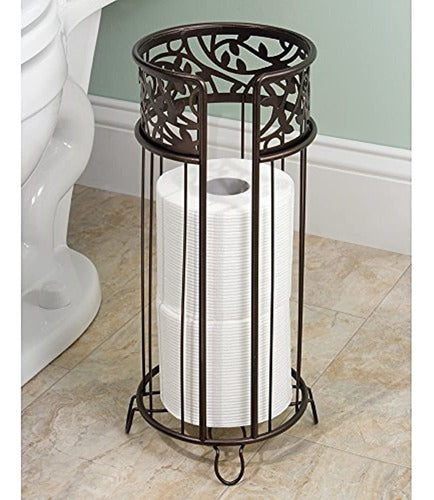 iDesign Vine Toilet Paper Stand Reserve for Bathroom - B 1