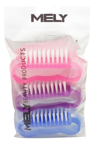 Mely Pack X3 Multi-Use Manicure Cleaning Brushes 1