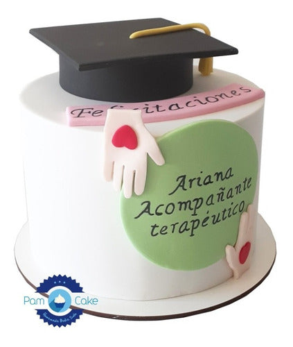 Mini Torta Recibida Graduacion Personalizada Videollamas 2