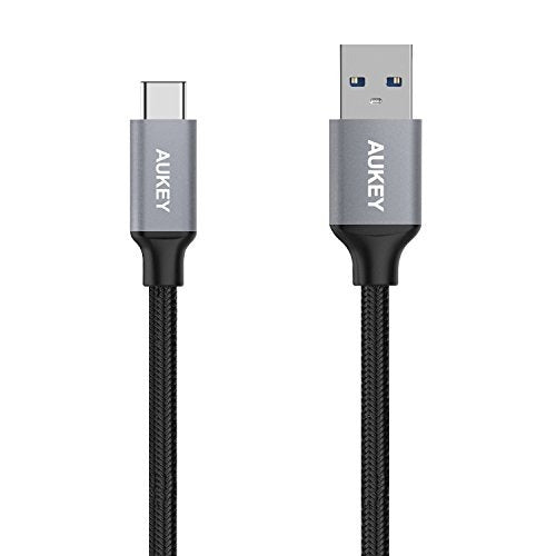 Aukey USB C Cable 6 Feet, Type C to USB 3.0 Fast Charging Cable 0