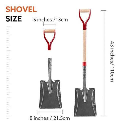 Hantop Transfer Shovel Flat Square Shovel 1