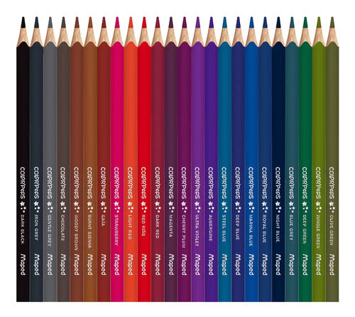 Lápis De Cor Color Peps Star Maped - Caixa Com 72 Cores 1