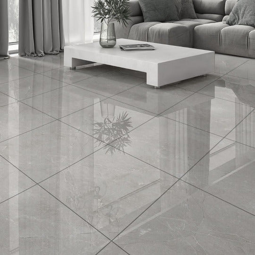 Cerro Negro Porcelanato Monaco Gris Pulido Rect 58x58 1ra 2