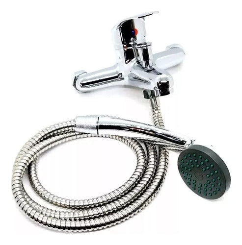 DAROS Monocomando Bathroom Faucet Showerhead Chrome 0