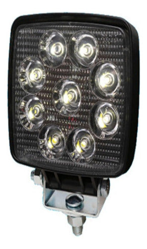 Baiml Reflector Cuadrado 9 Leds Bivoltaje (12v/24v) 120w 1