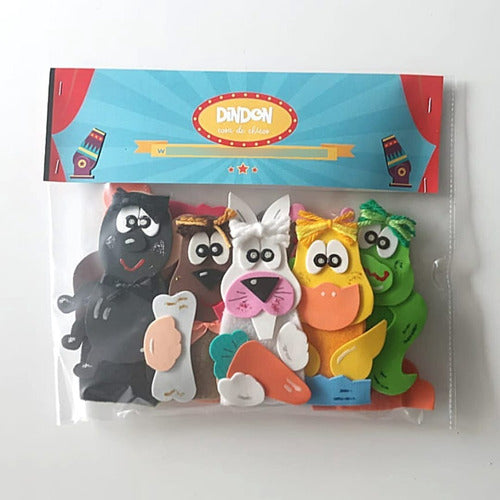 Din Don Animal Finger Puppets x 20 with Free Shipping 2