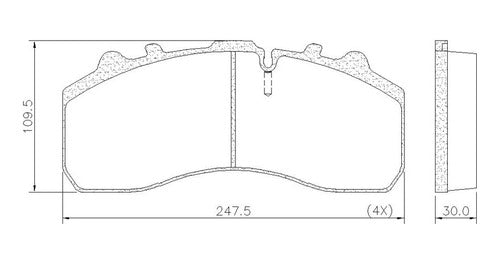 Frasle Brake Pads for Iveco Eurocargo 179 E27 3