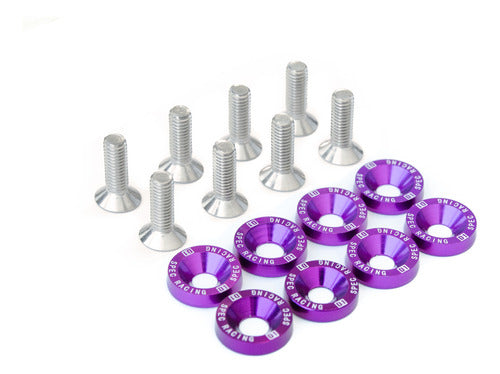 Anodized Washers and M6 x 8 Screw Set for Car, Motorcycle, ATV - D1 Spec 13