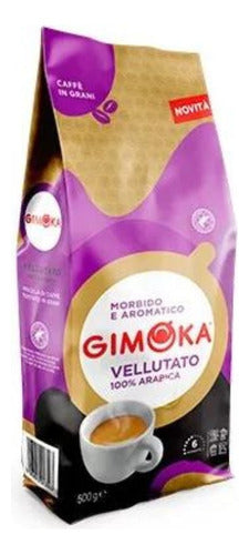 Café Tostado En Grano Gimoka Vellutato 500gr X 3 1