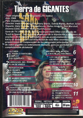 Dvd - Tierra De Gigantes - Clasico De Tv Disco3 -4 Episodios 1