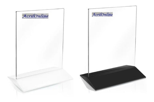 8 Acrylic Photo Frames 15x21! Acrilonline - Transparent Vertical or Horizontal Display 3