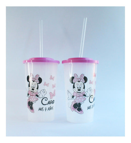 10 Personalized Transparent Souvenir Cups with Name 26