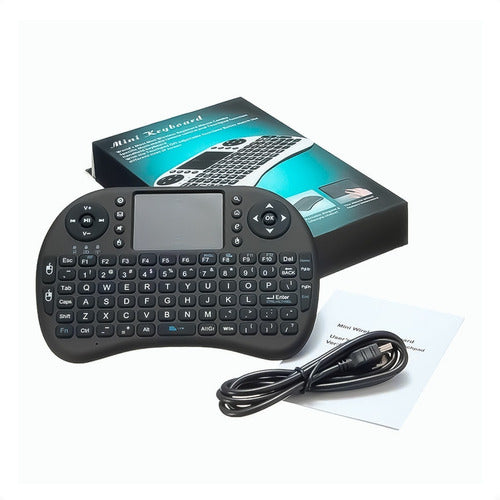 Mini Teclado Inalámbrico De Tv Y Teclado Táctil Luz Led Otec 5