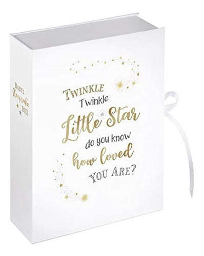 Lillian Rose Twinkle Grande, Twinkle Baby Keepsake Box, White 0