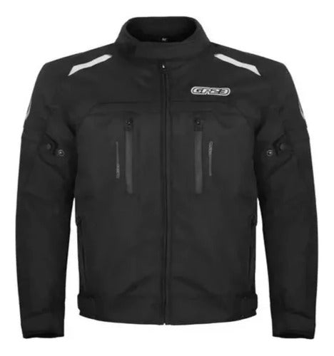 Motorcycle Jacket GP23 Cordura Waterproof with Removable Liner and Protections 10