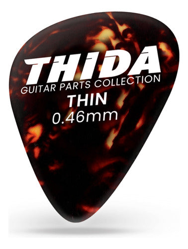 12 Palhetas Thin Cores Sortidas Celuloide P/ Violão Guitarra 3