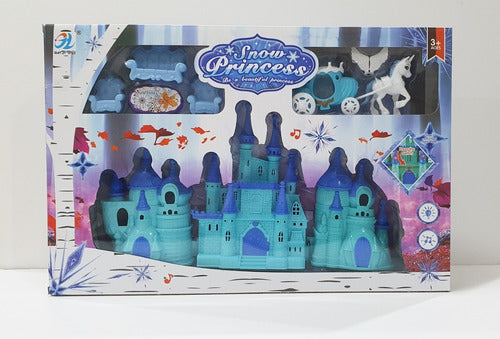 Castillo Princesas Luz/sonido Y Accesorios Simil Frozen 1