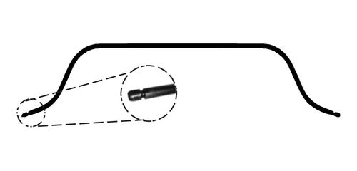 Barra Estabilizadora P/ Volkswagen Gol Ab9 Delantera 0