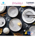 Luminarc Diwali Dinnerware Set X16 Pieces Ct 5