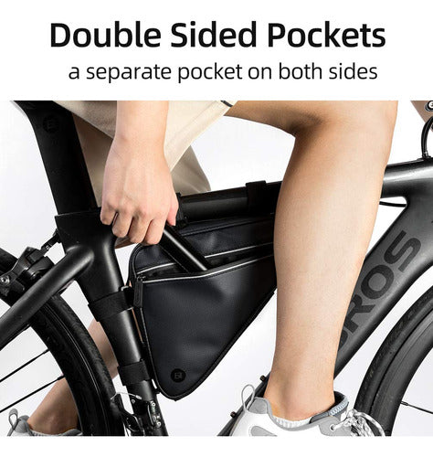 Rockbros - Triangle Bike Bag with Two Pockets 1