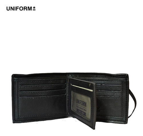 Uniform Eco Leather Wallet 12649 with Flap and Elastic 6