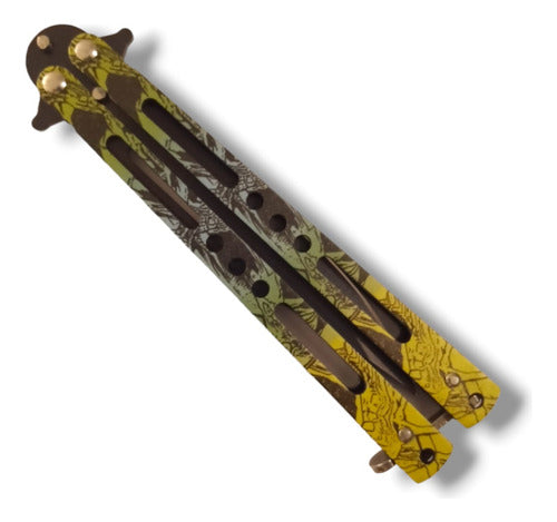 FENSER Zombie Butterfly Knife - Skull Design 7