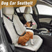 Paercute 2 Piece Set Dog Seat Belt - Adjustable Pet Seat Belt for Vehicle Headrest Restraint 1