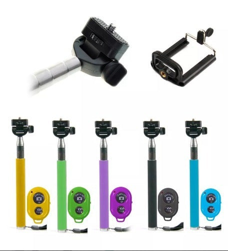 Bastão Selfie Monopod+ Controle Remoto Bluetooth Ios Android 2