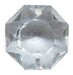Octagonal Faceted Crystal Beads 14mm Craft Decor x 350 0